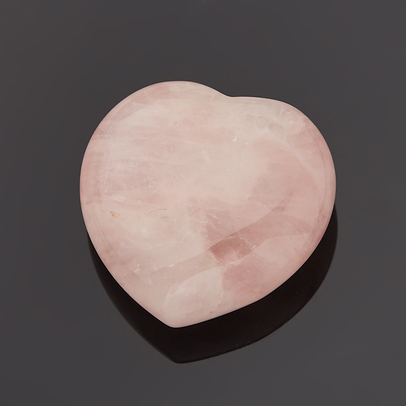 Сердечко розовый кварц Мадагаскар 2,5-3 см