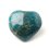 Сердечко апатит синий Бразилия 7 см