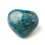 Сердечко апатит синий Бразилия 7,5 см