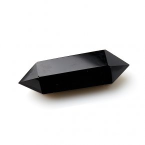 Кристалл обсидиан черный Мексика (двухголовик) (ограненный) S (4-7 см)