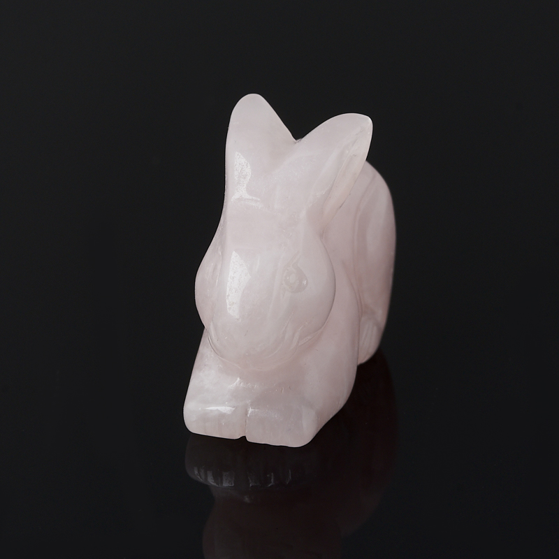 Кролик розовый кварц Бразилия 3 см