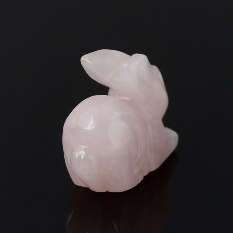 Кролик розовый кварц Бразилия 3 см