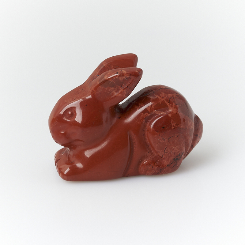 Кролик яшма красная Ботсвана 3 см