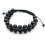 Браслет шунгит Россия (текстиль) шамбала 8 мм 17 см (регулируемый)