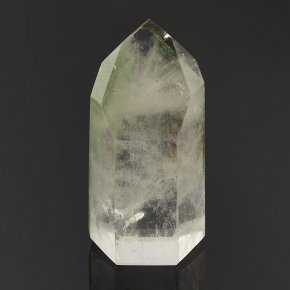 Кристалл кварц с хлоритом Бразилия (ограненный) M (7-12 см)