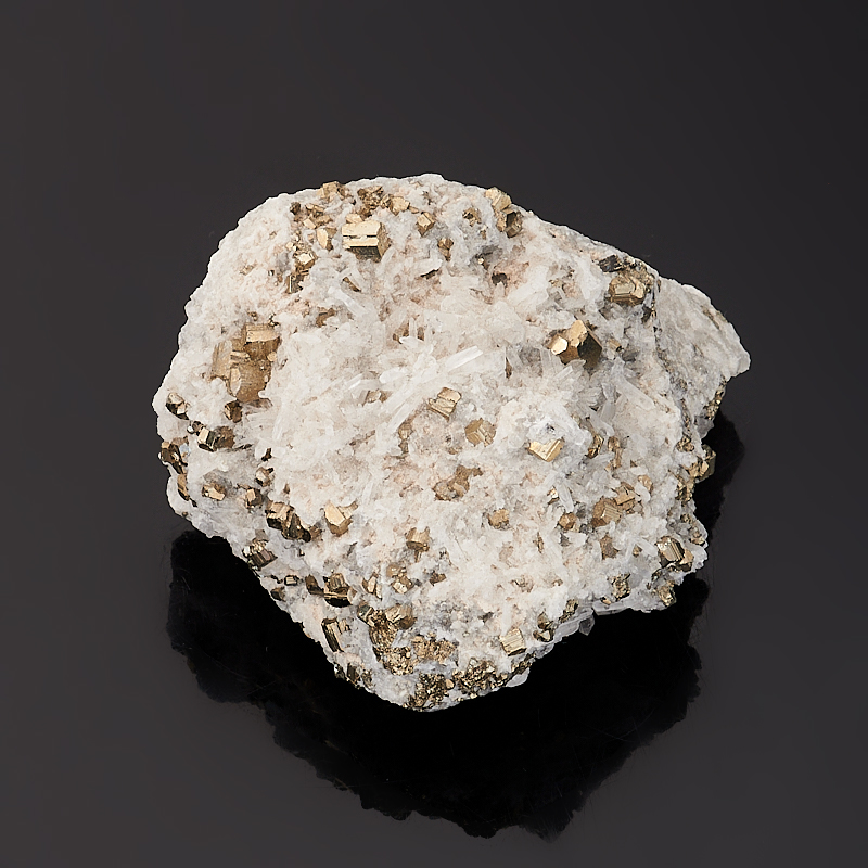 Образец кварц с пиритом Перу S (4-7 см)