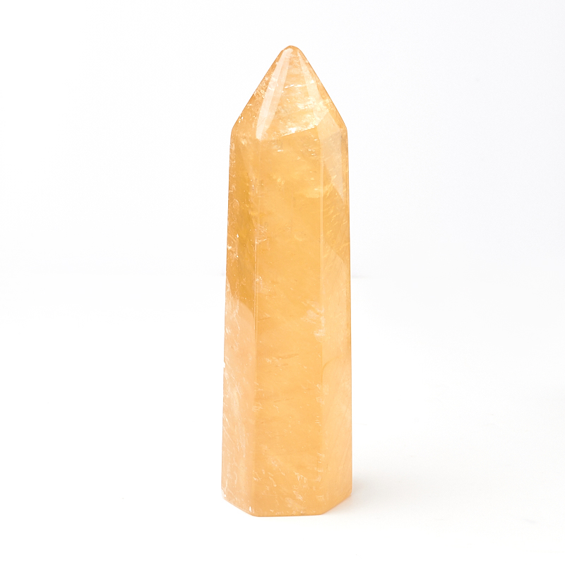 Кристалл кальцит желтый Китай (ограненный) L (12-16 см)