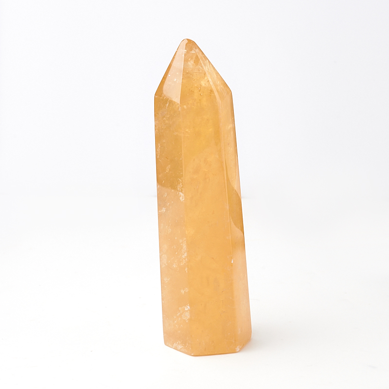 Кристалл кальцит желтый Китай (ограненный) L (12-16 см)