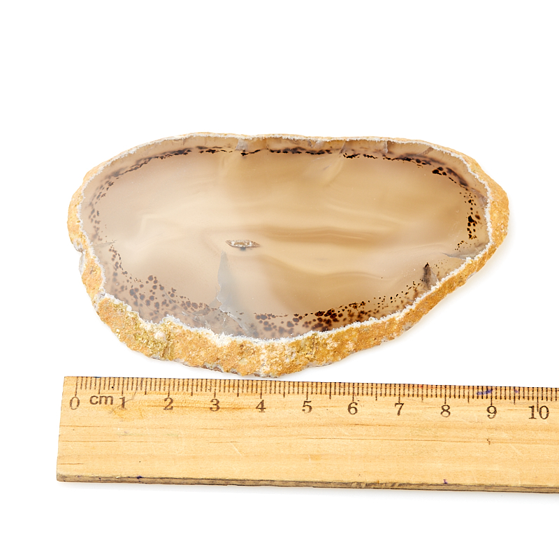 Срез агат серый Ботсвана M (7-12 см)