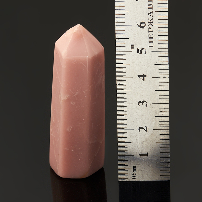 Кристалл опал розовый Перу (ограненный) S (4-7 см)