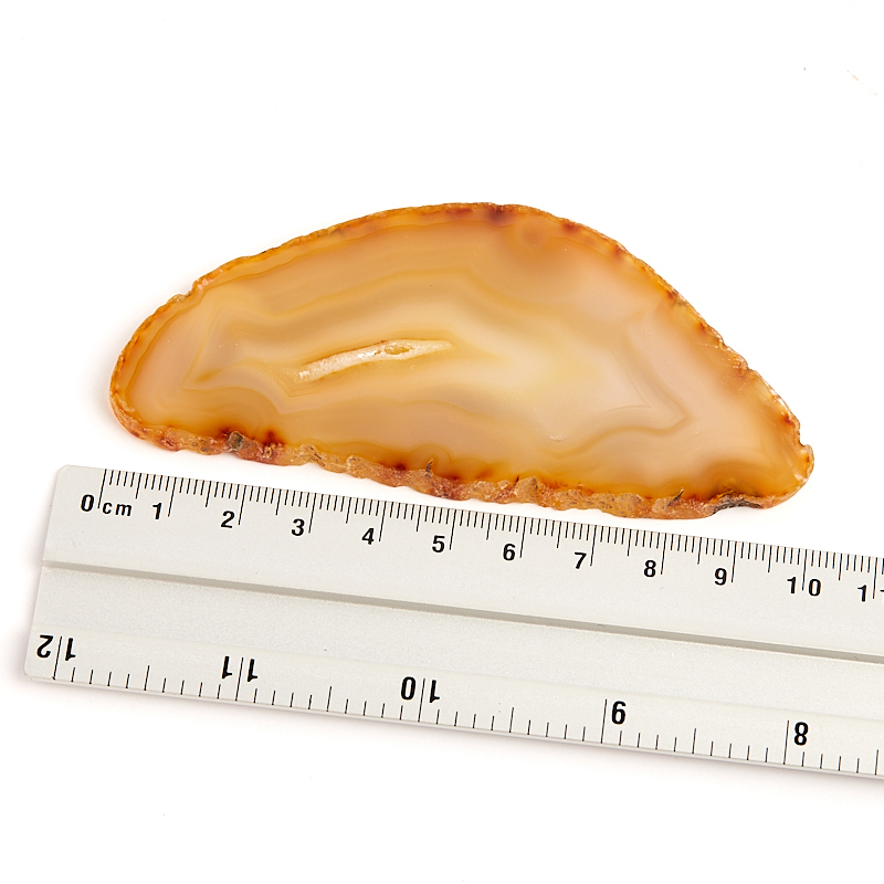 Срез агат серый Ботсвана M (7-12 см)