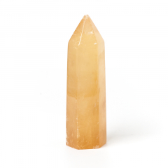 Кристалл кальцит желтый Китай (ограненный) M (7-12 см)