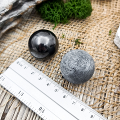Гармонизаторы шары шунгит, талькохлорит 3 см
