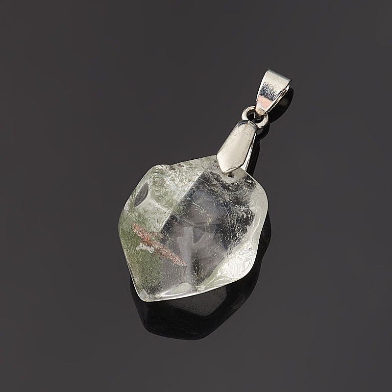 Кулон горный хрусталь Бразилия (биж. сплав) кристалл 4-5 см