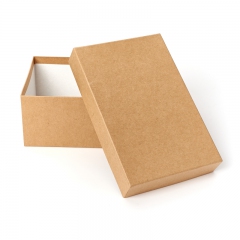 Подарочная упаковка (картон) универсальная (коробка) (бежевый) 190х120х65 мм