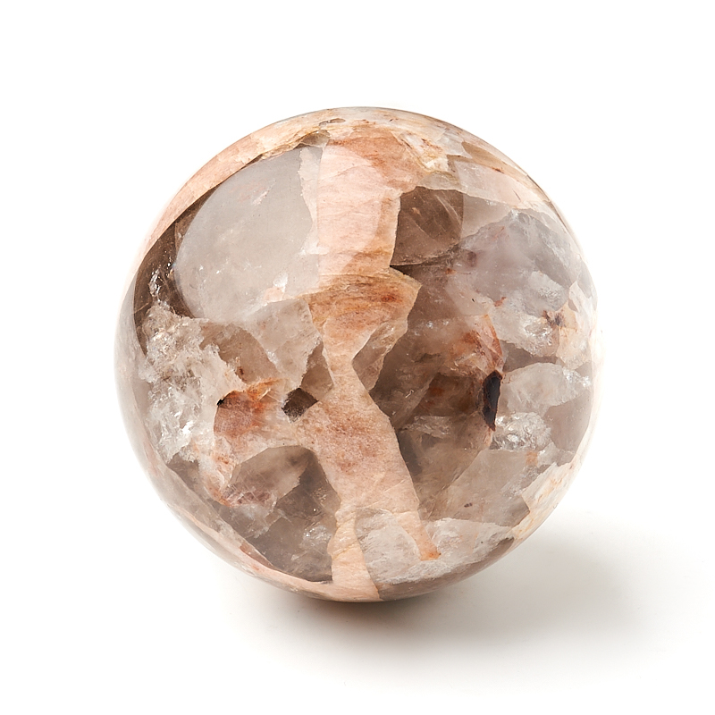 Шар лунный камень (беломорит) Россия 6-6,5 см