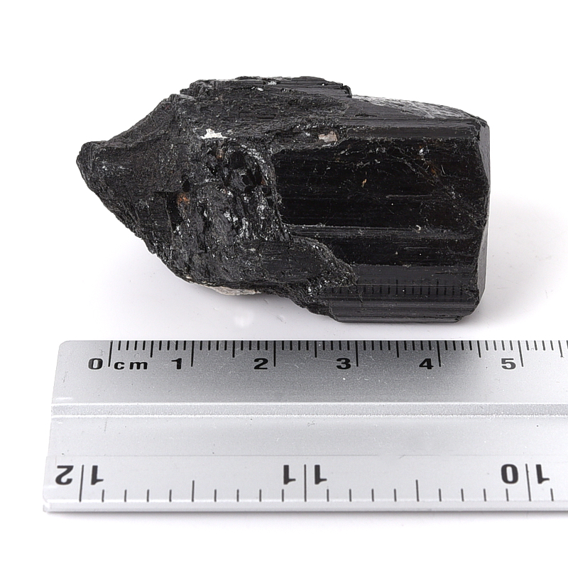 Кристалл турмалин черный (шерл) Бразилия S (4-7 см)