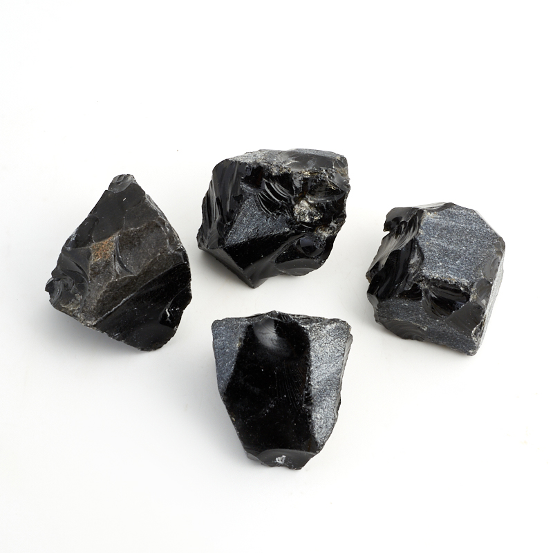 Образец обсидиан черный Мексика XS (3-4 см) (1 шт)