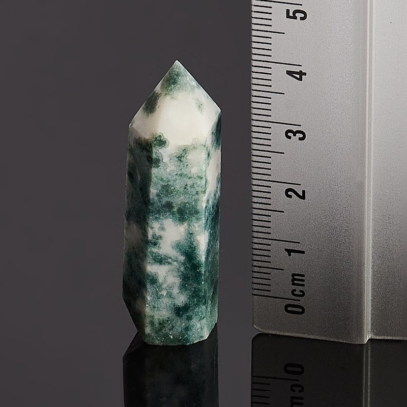 Кристалл агат древесный Индия (ограненный) XS (3-4 см) (1 шт)