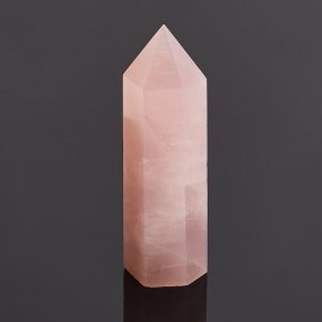 Кристалл розовый кварц Бразилия (ограненный) M (7-12 см)