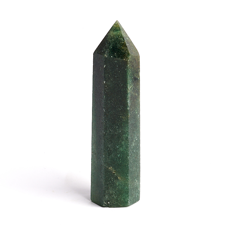 Кристалл авантюрин зеленый Бразилия (ограненный) M (7-12 см)