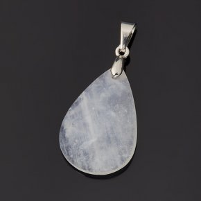 Кулон лунный камень (адуляр) Индия (биж. сплав) капля 3 см
