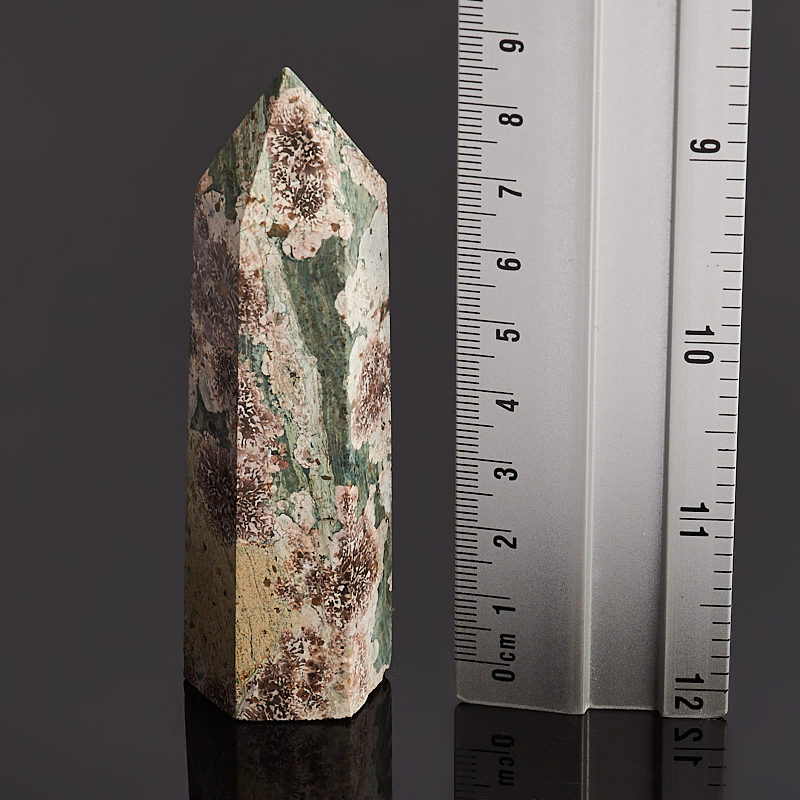 Кристалл яшма Мадагаскар (ограненный) M (7-12 см)