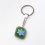 Брелок нефрит зеленый Россия (биж. сплав) 3,5 см