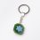 Брелок нефрит зеленый Россия (биж. сплав) 3 см