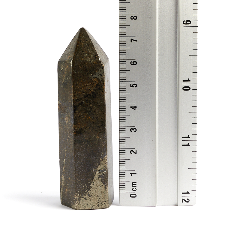 Кристалл пирит Перу (ограненный) M (7-12 см)