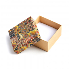 Подарочная упаковка (картон) под комплект (кольцо, серьги, кулон) (коробка) 55х55х30 мм
