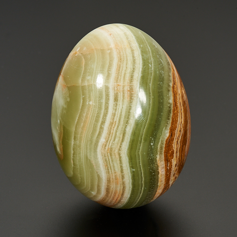 Яйцо оникс мраморный зеленый Пакистан 7 см