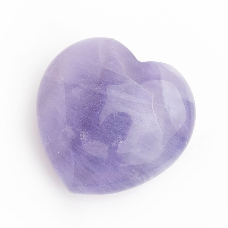 Сердечко флюорит фиолетовый 3 см