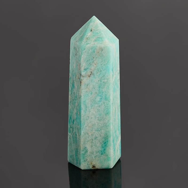 Кристалл амазонит Перу (ограненный) S (4-7 см)
