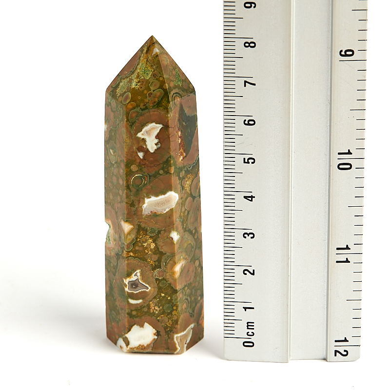 Кристалл яшма океаническая Мадагаскар (ограненный) M (7-12 см)