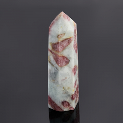 Кристалл турмалин розовый (рубеллит) Бразилия (ограненный) M (7-12 см)
