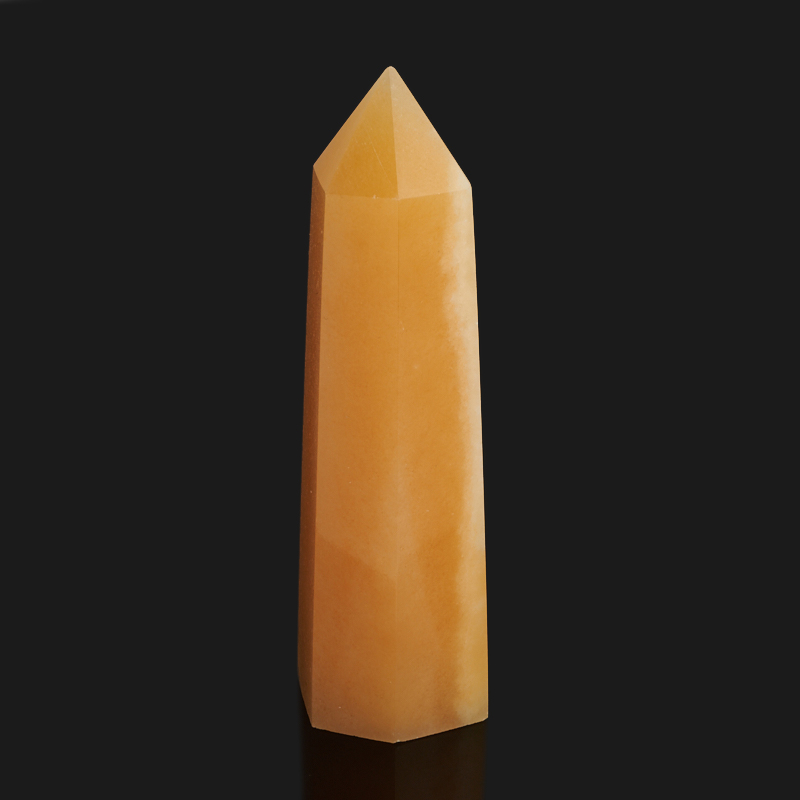 Кристалл кальцит желтый Бразилия (ограненный) M (7-12 см)