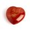 Сердечко агат красный Бразилия 3 см