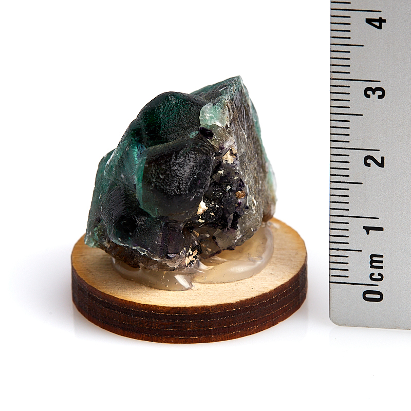 Образец флюорит зеленый Намибия (на подставке) XS (3-4 см)