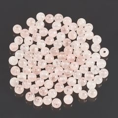 Бусина розовый кварц Бразилия шарик 4 мм (1 шт)