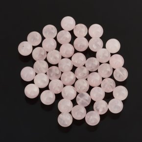 Бусина розовый кварц Бразилия шарик 8 мм (1 шт)