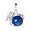 Кулон лазурит Афганистан (биж. сплав) 3-4&nbsp;см