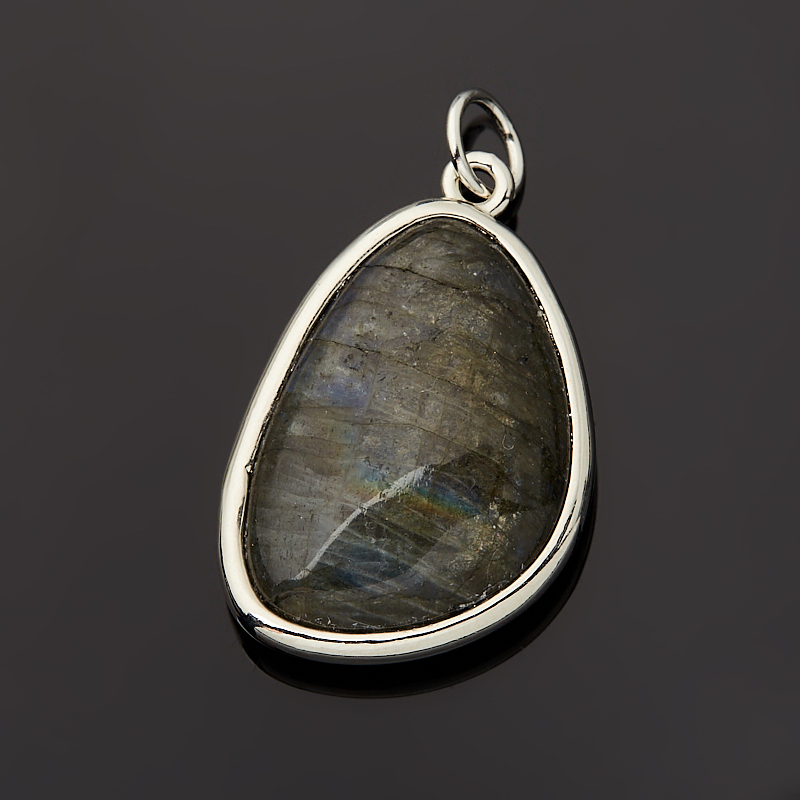 Кулон лабрадор Мадагаскар (биж. сплав) 3&nbsp;см