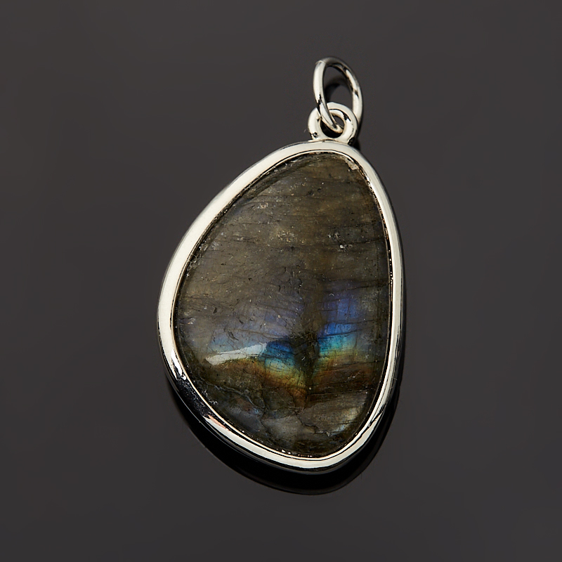 Кулон лабрадор Мадагаскар (биж. сплав) 3&nbsp;см