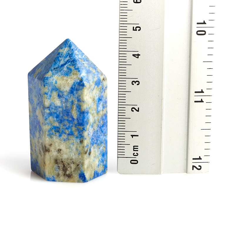 Кристалл лазурит Афганистан (ограненный) S (4-7 см)