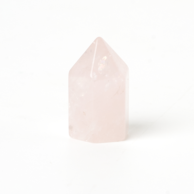 Кристалл розовый кварц Бразилия (ограненный) (2-2,5 см) (1 шт)