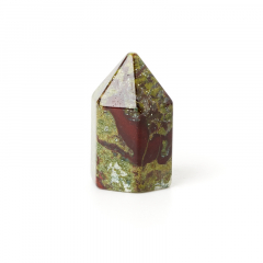 Кристалл яшма зеленая Мадагаскар (ограненный) (2-2,5 см) (1 шт)