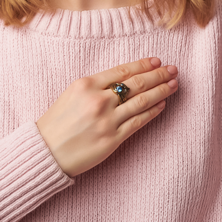 Купить кольцо с топазом - продажа по низкой цене в интернет-магазине ...