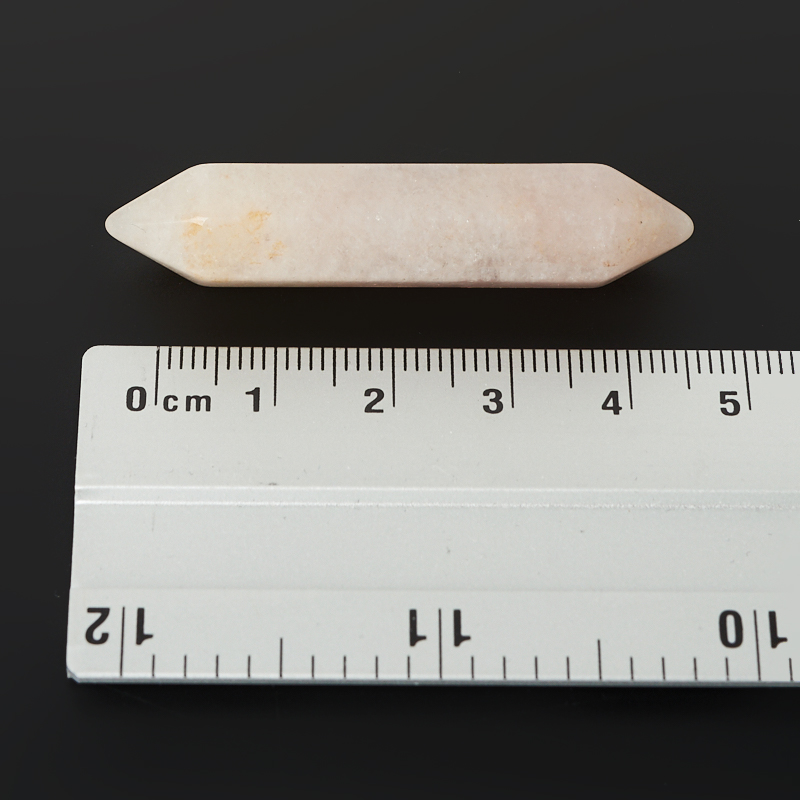 Кристалл розовый кварц Бразилия (двухголовик) (ограненный) S (4-7 см) (1 шт)