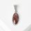 Кулон турмалин розовый (рубеллит) Россия (мельхиор) овал 3,5 см